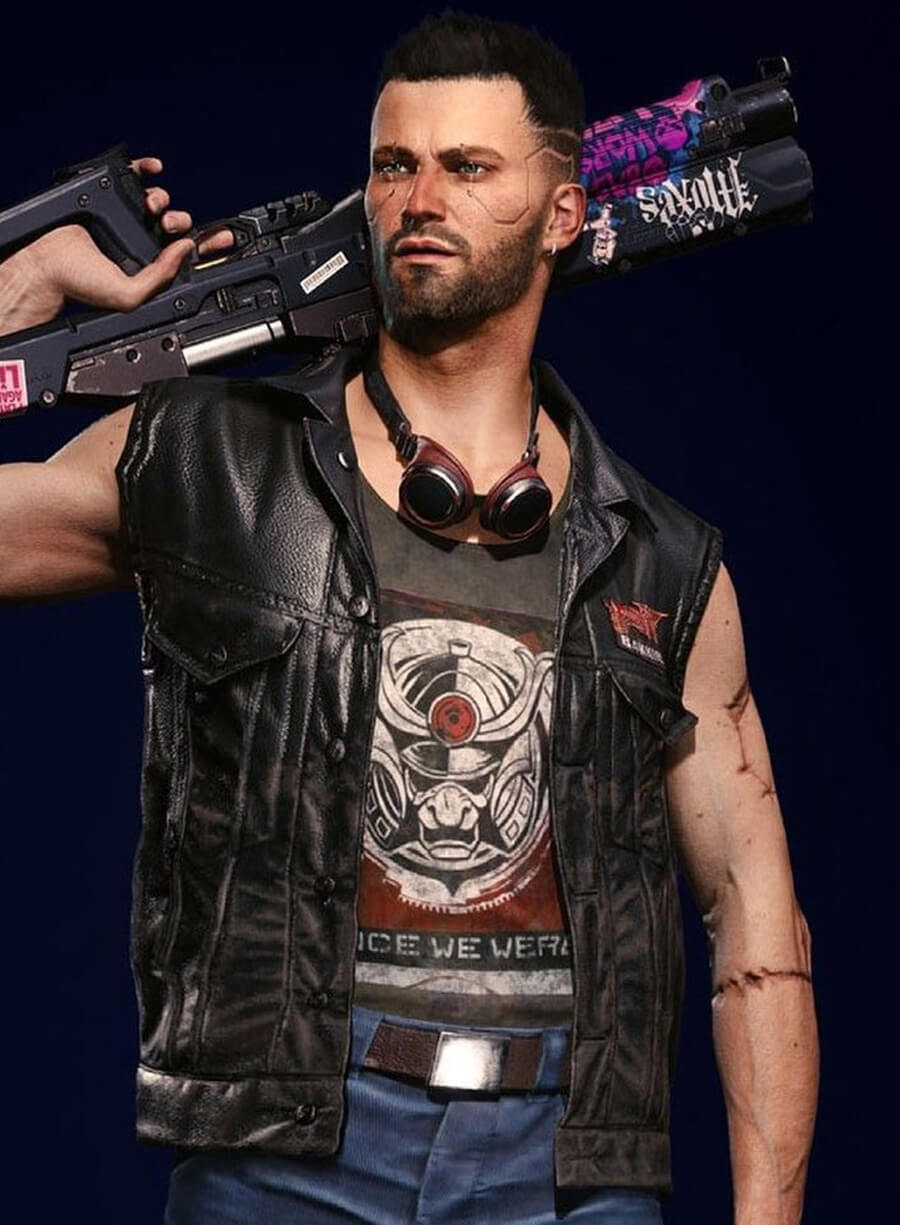 Nomad Cyberpunk 2077 V Black Vest