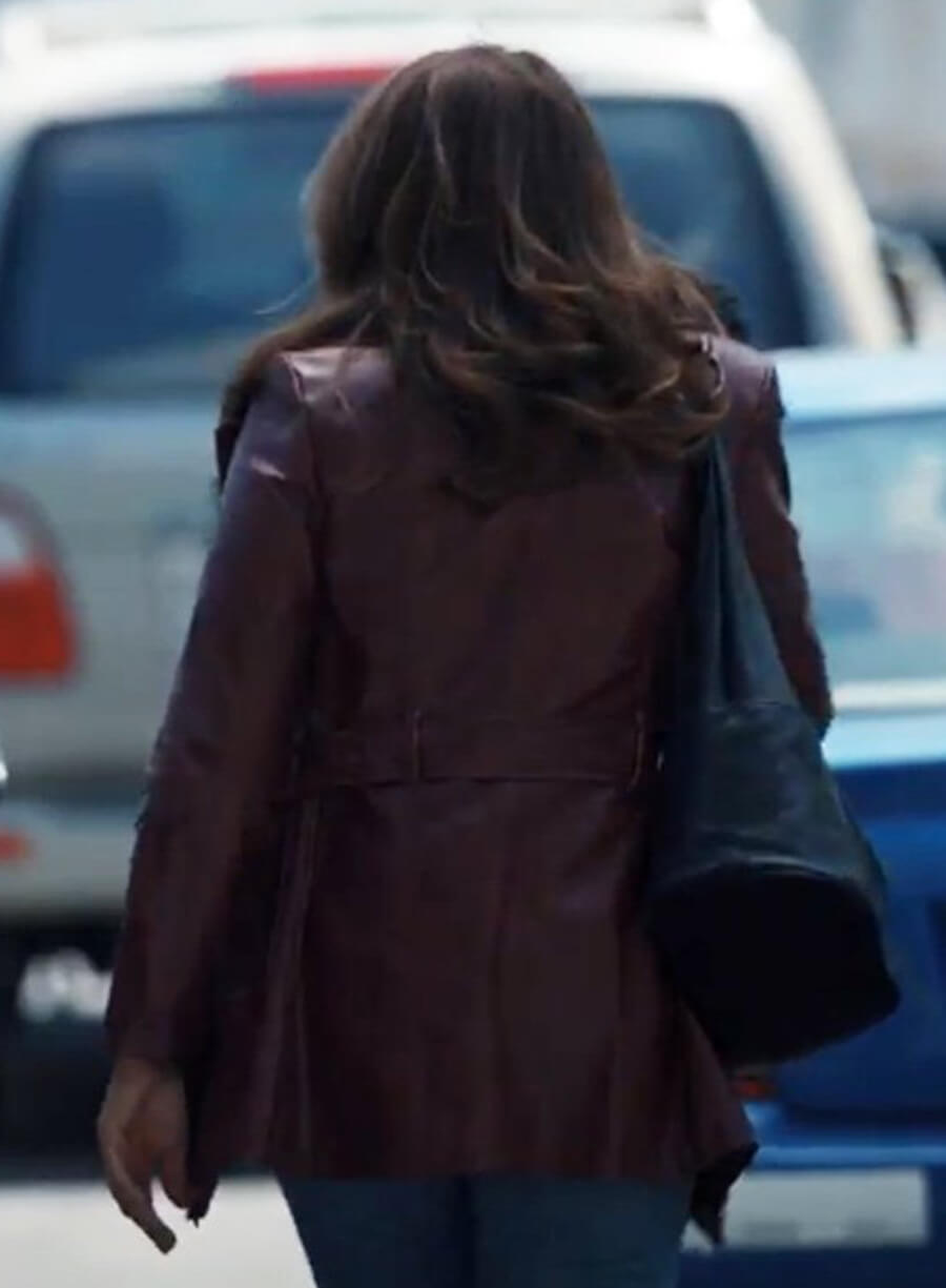 Nora Tell Me Lies Shearling Leather Coat