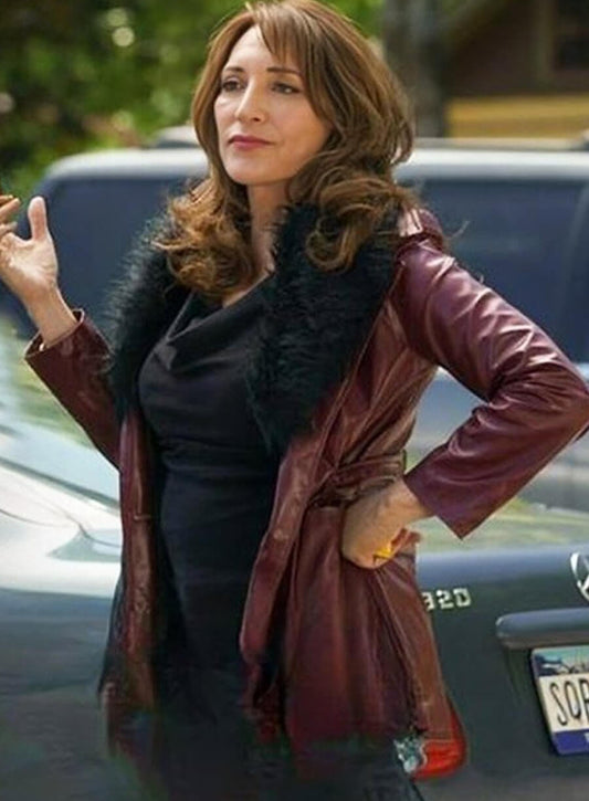 Nora Tell Me Lies Shearling Leather Coat