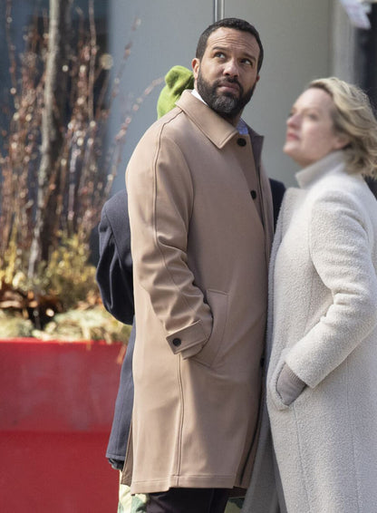 O-T Fagbenle Luke The Handmaid's Tale Brown Coat
