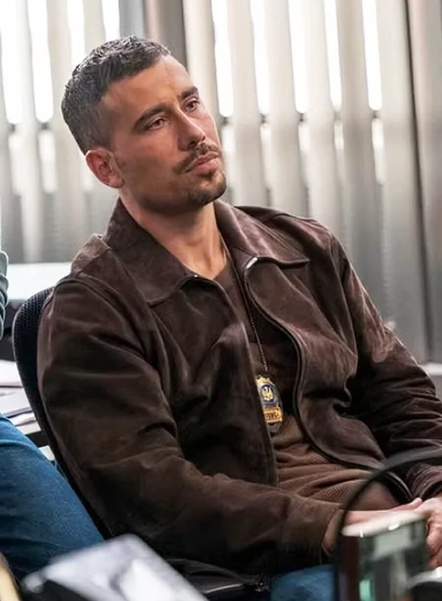 Octavio Pisano Law and Order SVU  Brown Jacket 