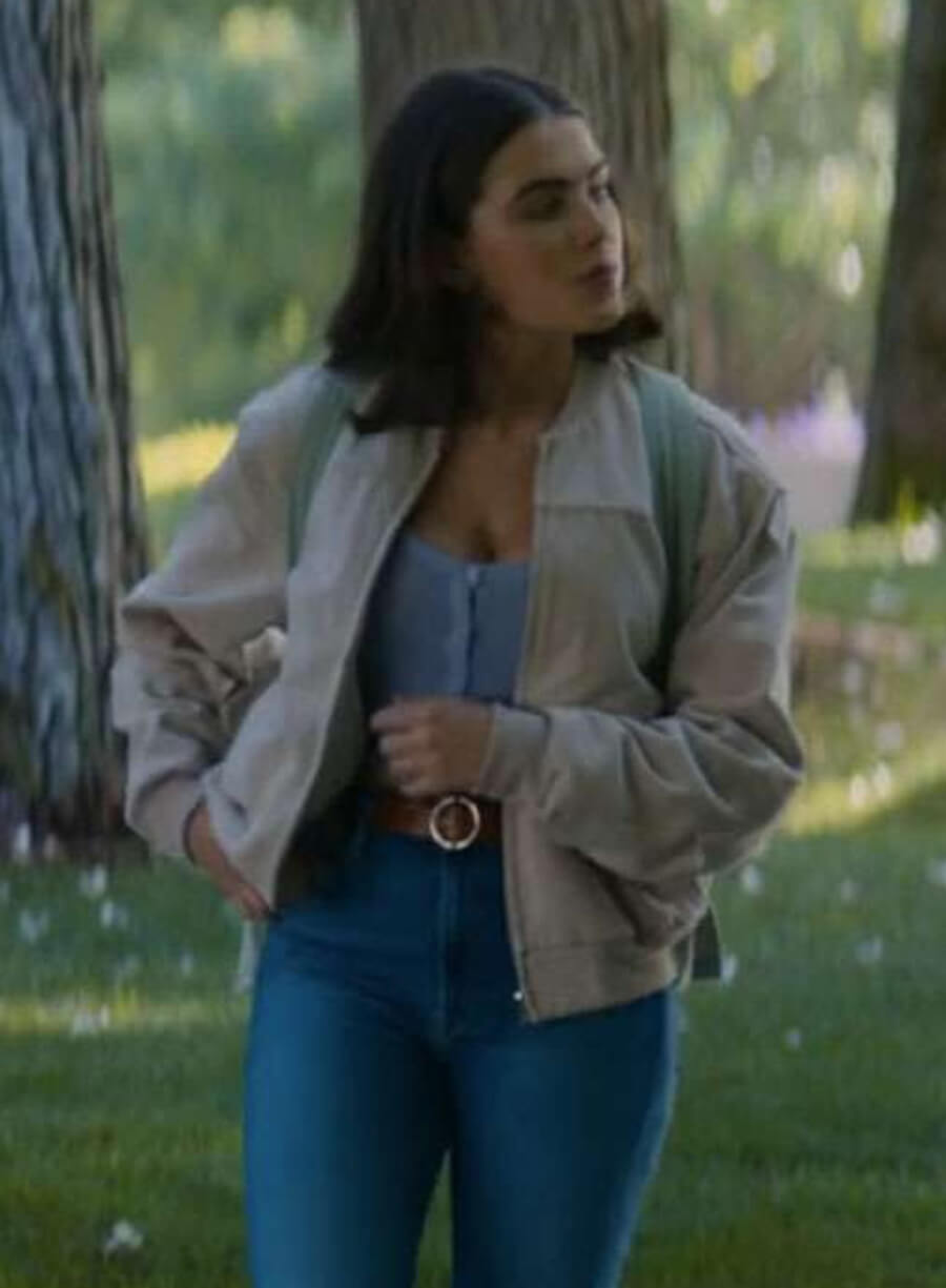 Off Campus 2026 Hannah Wells Bomber Jacket