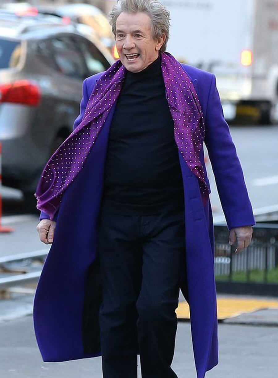 Oliver Putnam Only Murders in the Building Purple Coat
