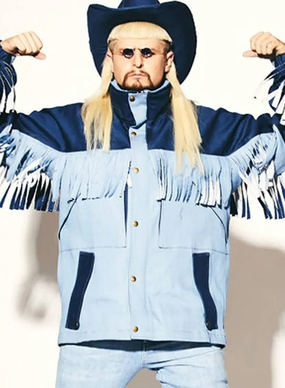 Oliver Tree Cowboy Tears Fringe Jacket