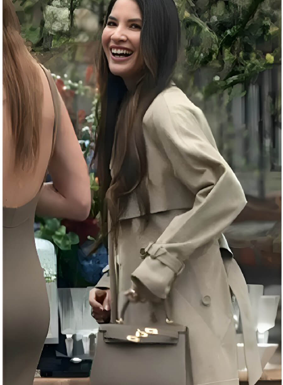 Olivia Munn Your Friends and Neighbors Coat