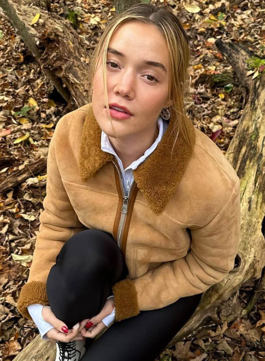 Olivia Ponton Brown Suede Jacket