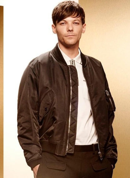One Direction Louis Tomlinson Black Jacket