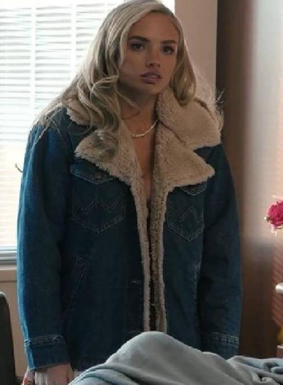 Oreana Jackson Dutton Ranch S01 Denim Sherpa Jacket