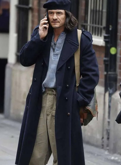 Orlando Bloom Deep Cover Blue Coat