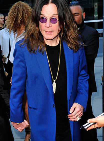 Ozzy Osbourne Red Carpet Blue Coat
