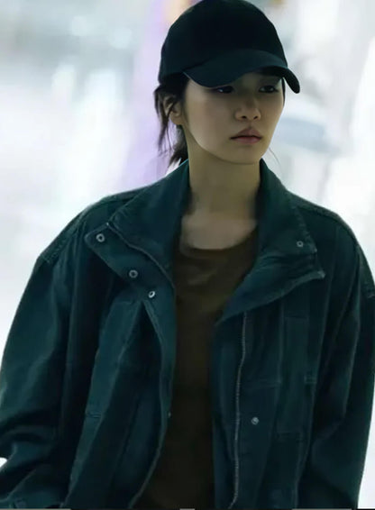 Park Gyuyoung Squid Game S02 Grey Jacket