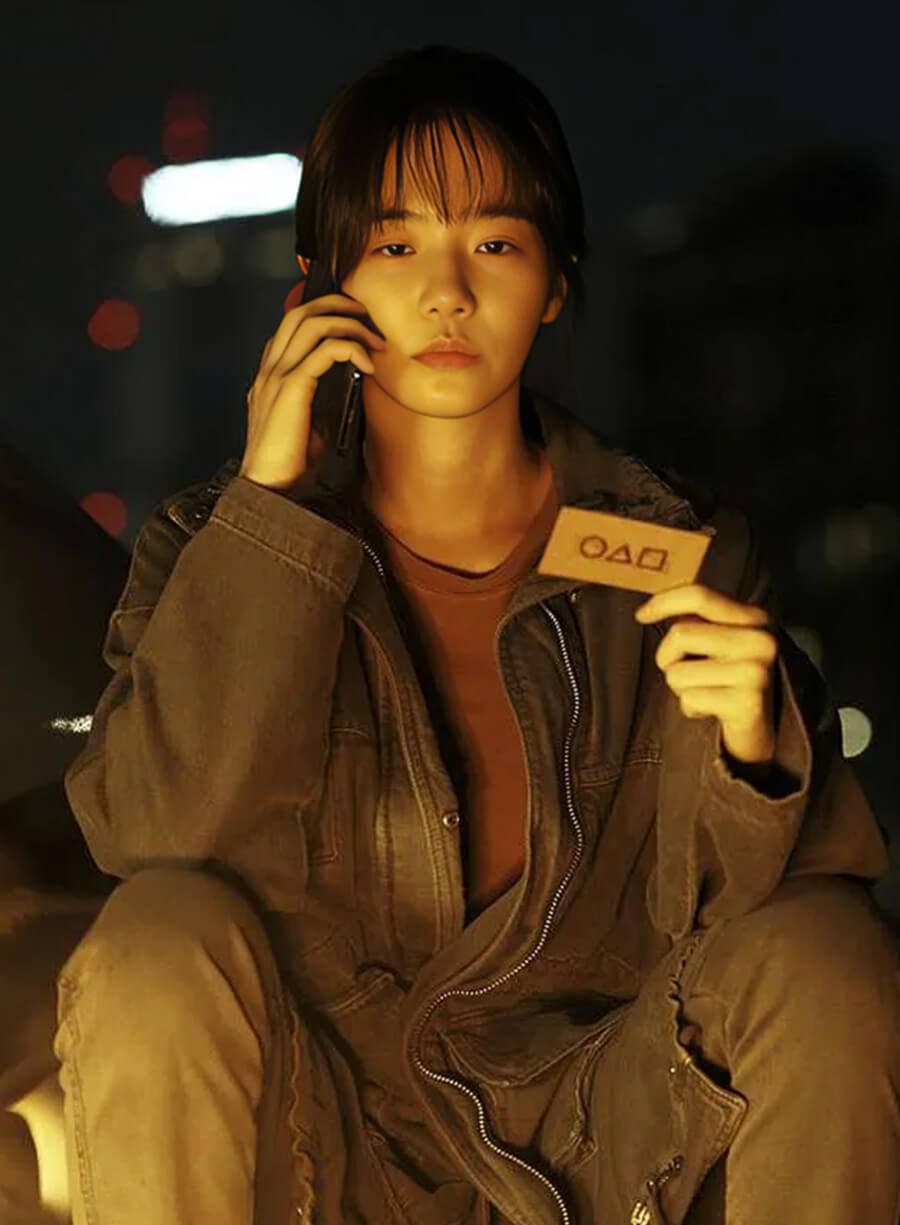 Park Gyuyoung Squid Game S02 Grey Jacket