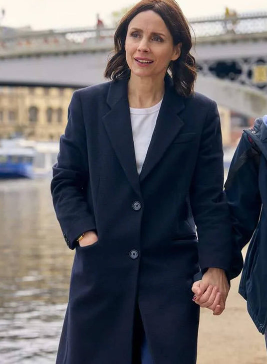 Patience 2025 Laura Fraser Black Coat