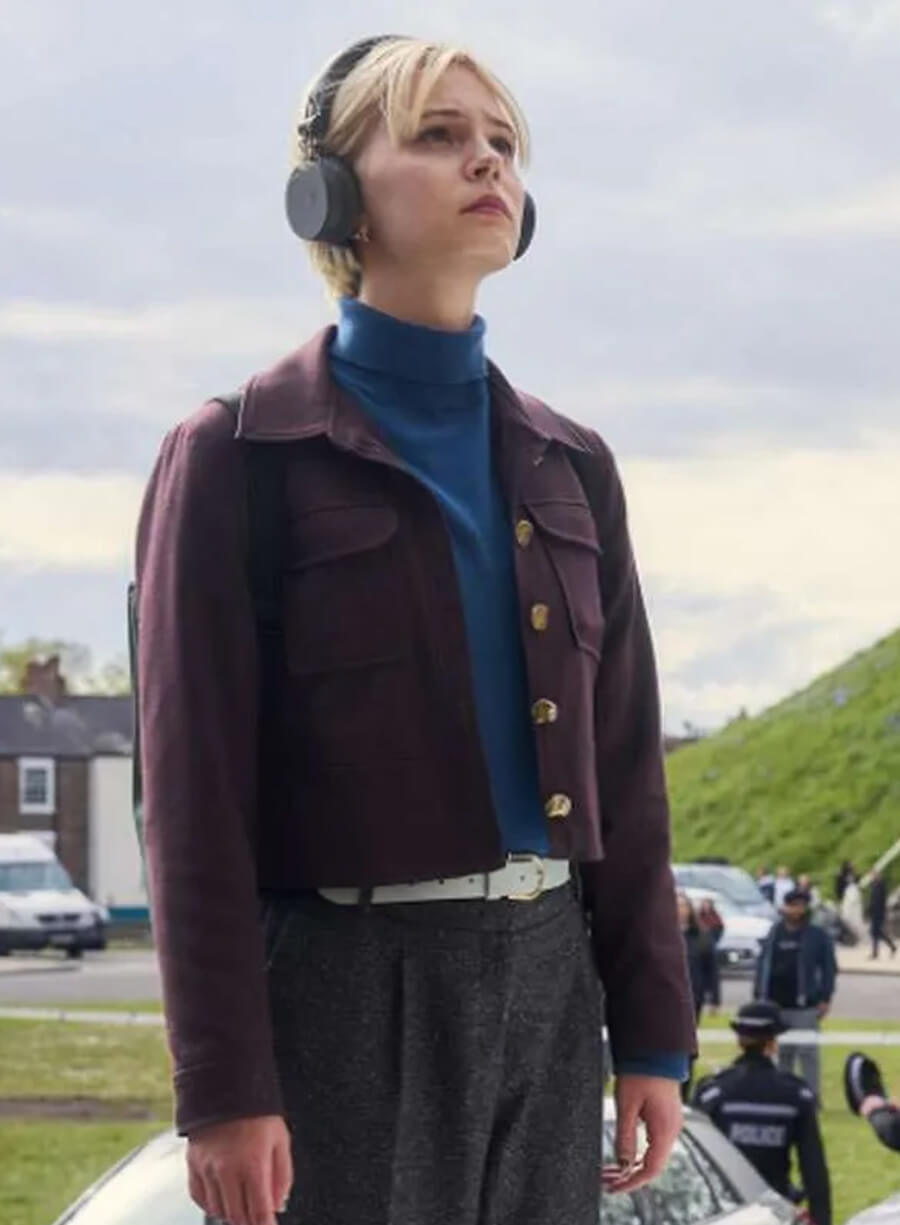 Patience Ella Maisy Purvis Burgundy Jacket 