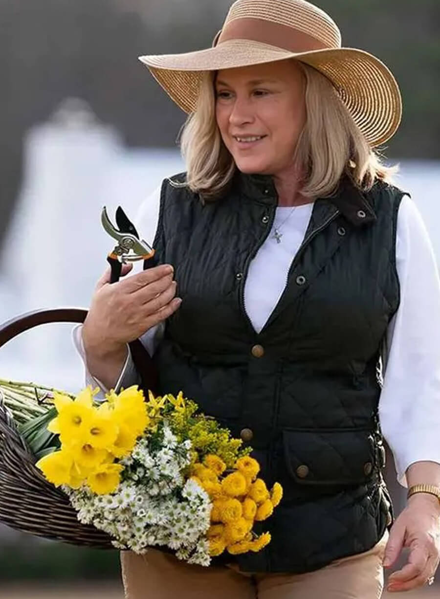Patricia Arquette Murdaugh Death in the Family Black Vest