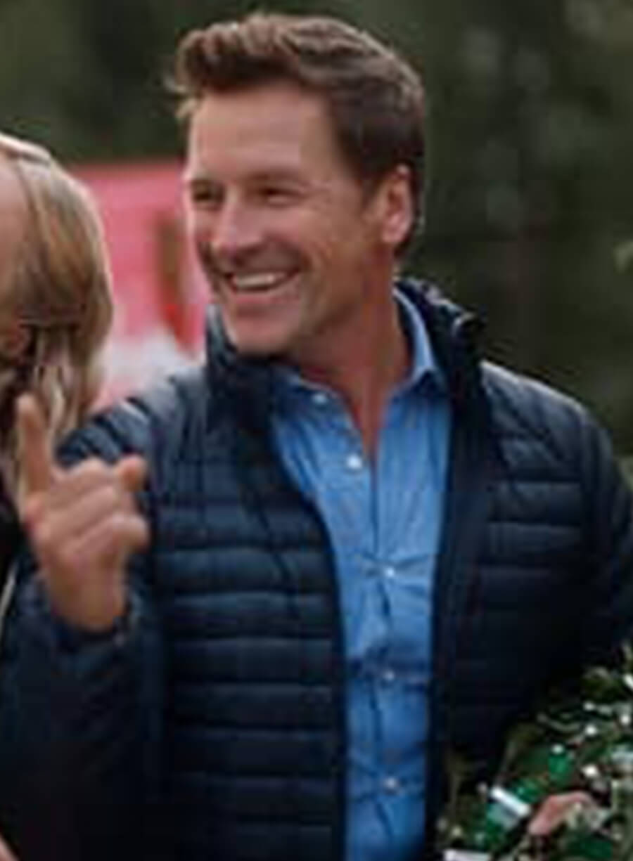 Paul Greene Fit for Christmas Black Puffer Jacket