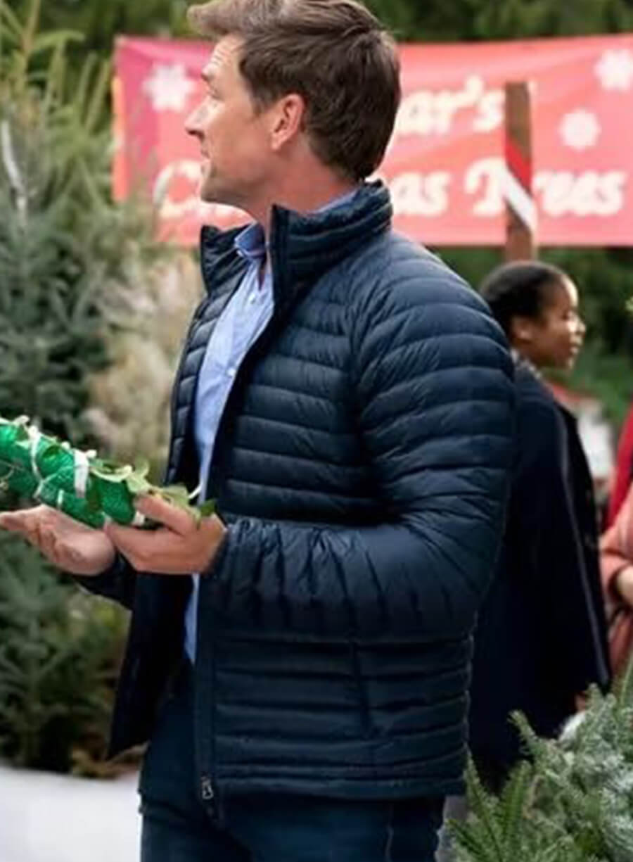 Paul Greene Fit for Christmas Black Puffer Jacket