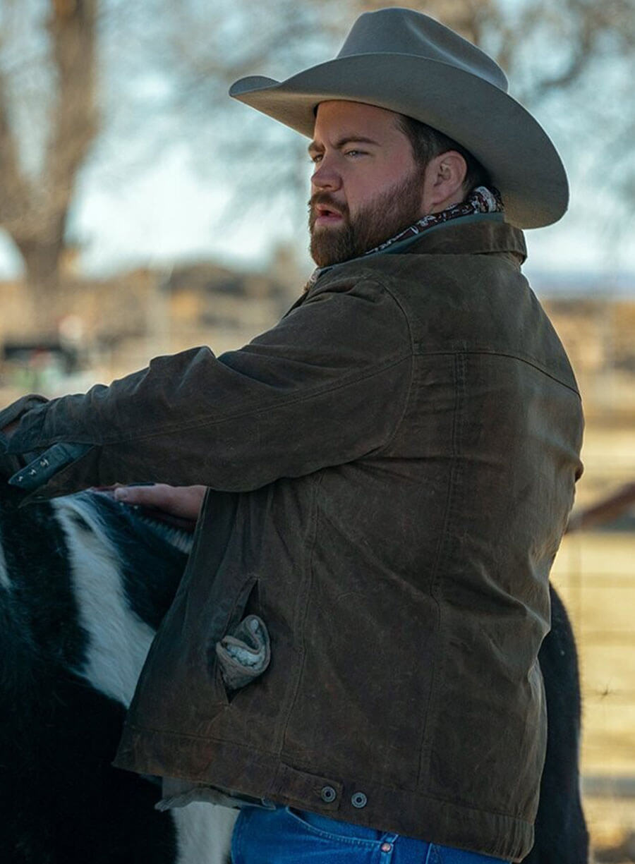 Paul Walter Hauser Americana Brown Suede Jacket
