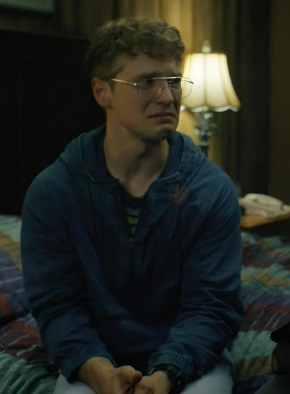 Peacemaker S02 Freddie Stroma Blue Jacket