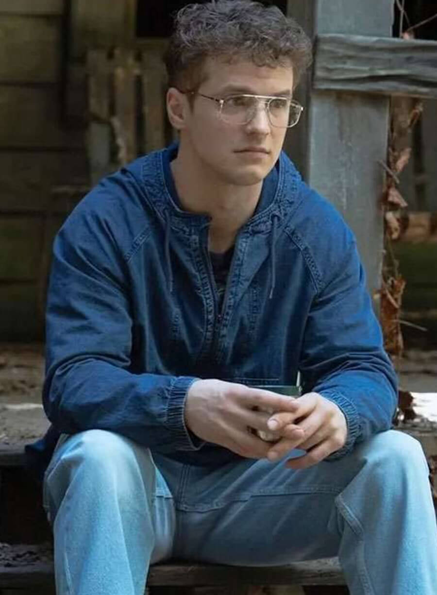 Peacemaker S02 Freddie Stroma Blue Jacket