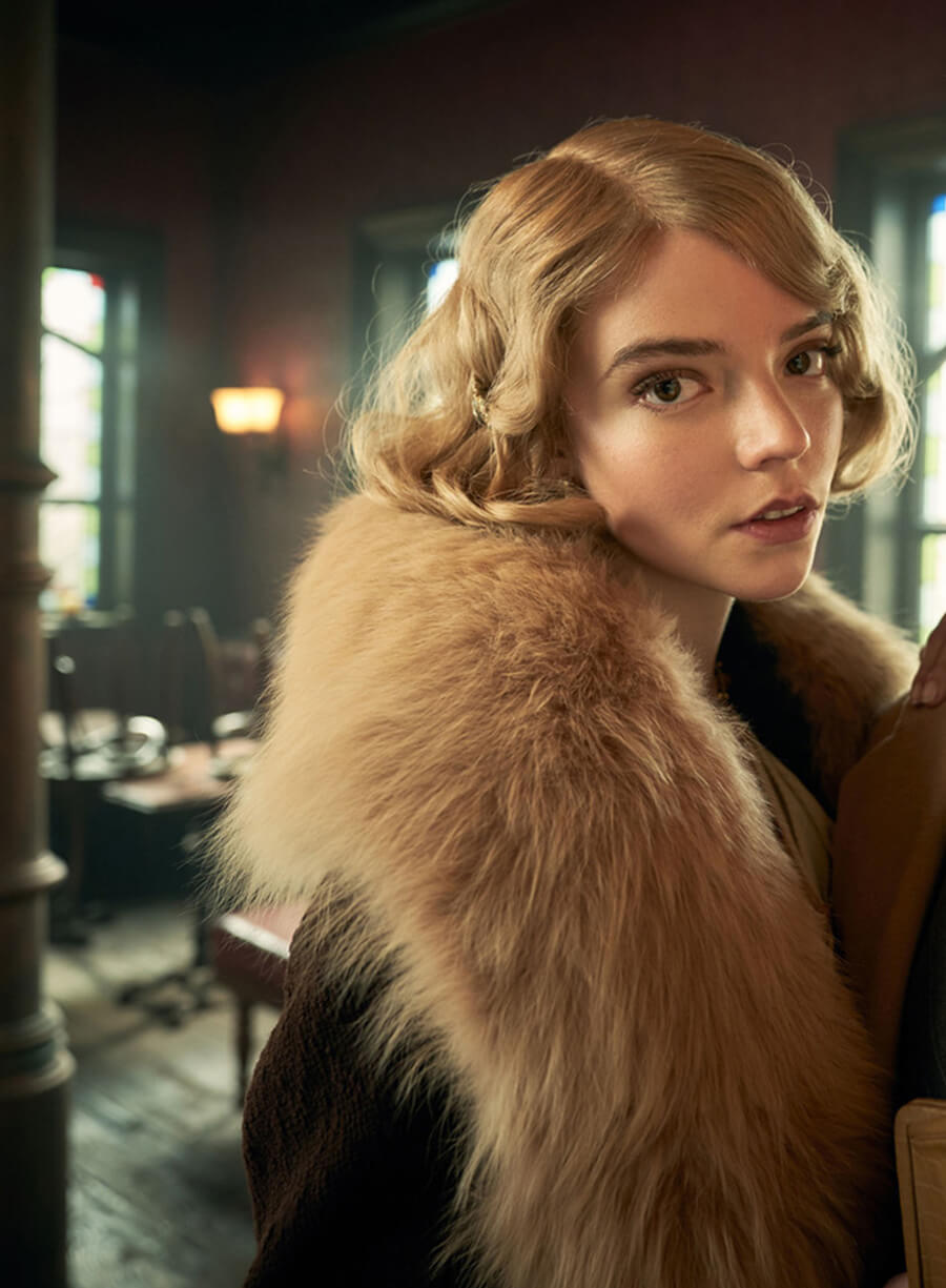 Peaky Blinders S5 Gina Gray Brown Fur Coat