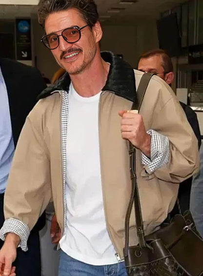Pedro Pascal Film Festival 2025 Beige Jacket