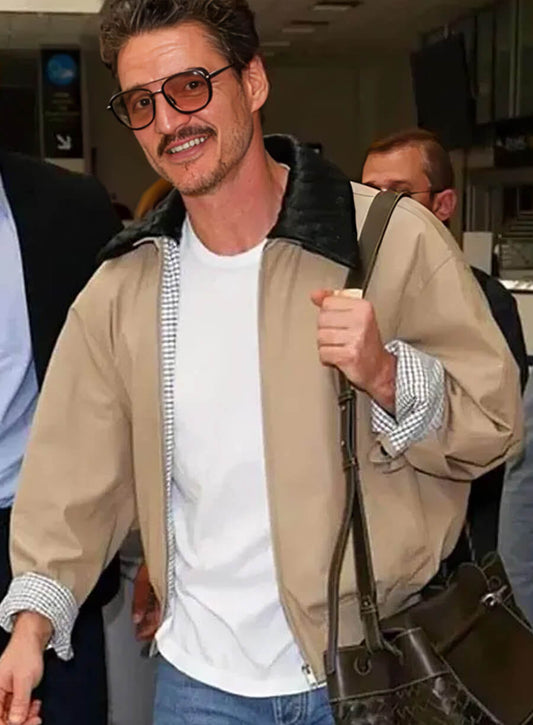 Pedro Pascal Film Festival 2025 Beige Jacket