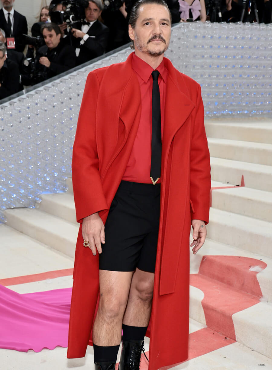 Pedro Pascal Met Gala Wool Coat