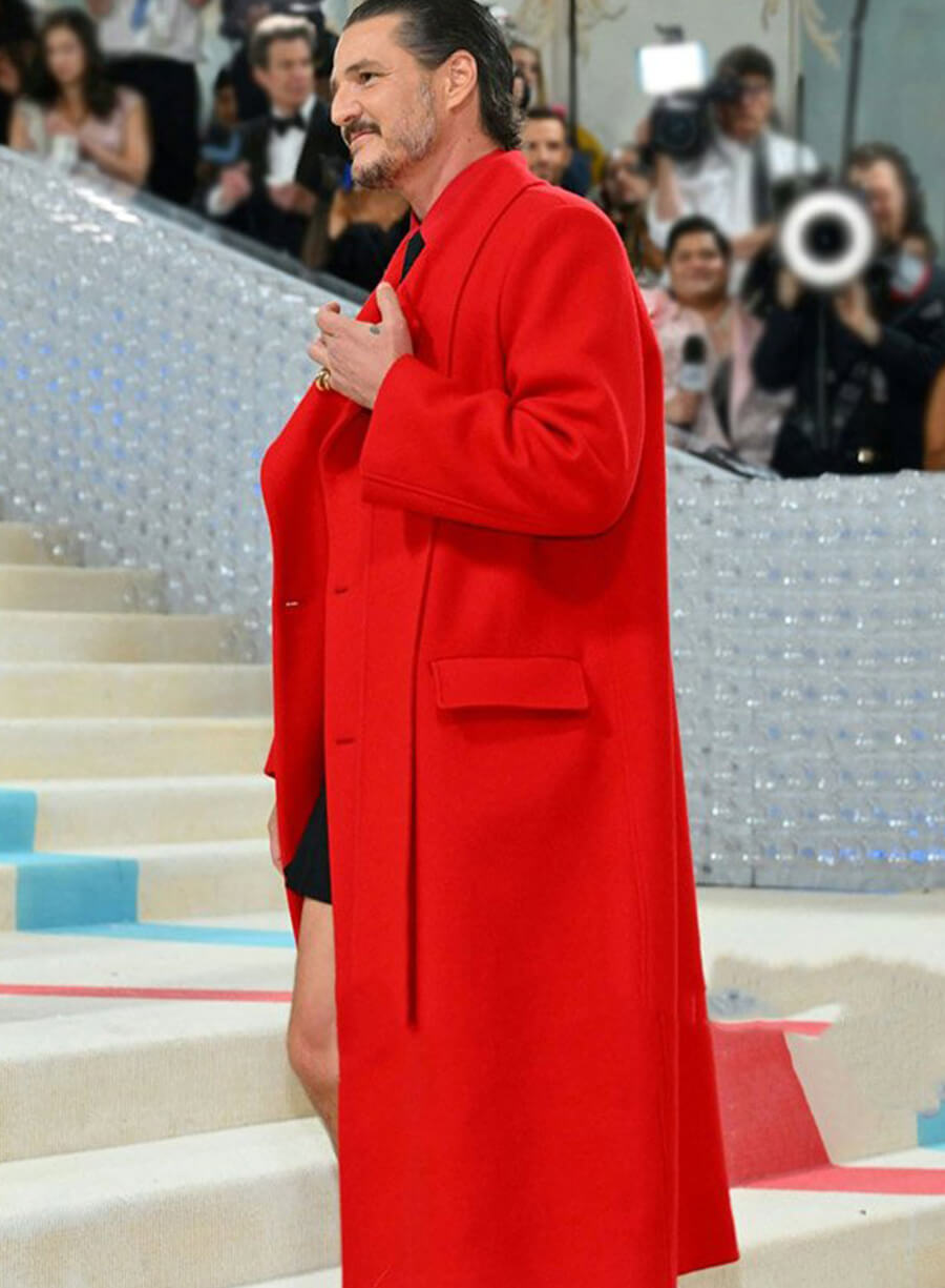 Pedro Pascal Met Gala Wool Coat