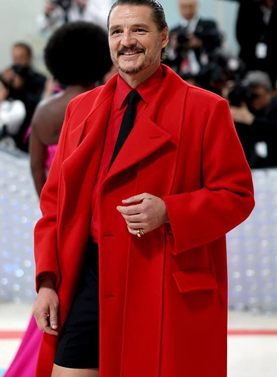 Pedro Pascal Met Gala Wool Coat