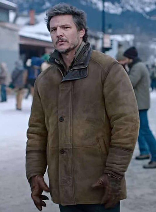 Pedro Pascal The Last of Us Brown Leather Jacket