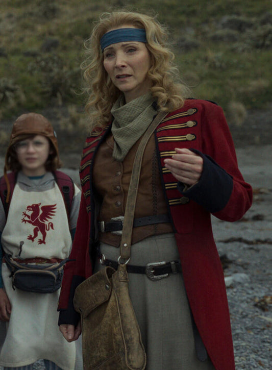 Penelope Time Bandits 2024 Red Coat