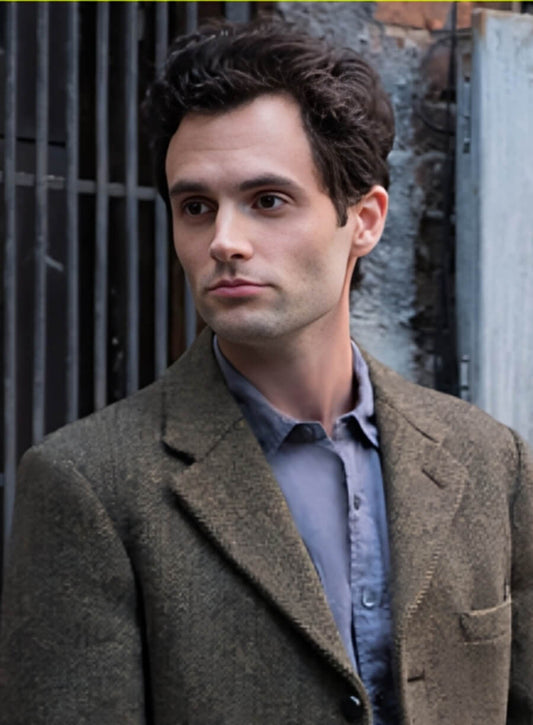 Penn Badgely You Tv Series Wool Coat