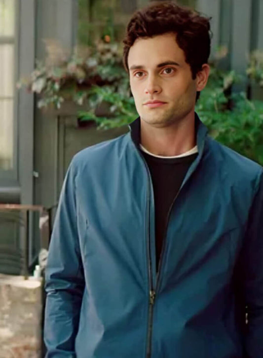 Penn Badgley You S1 Blue Jacket
