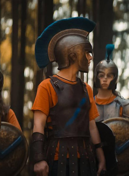 Percy Jackson and the Olympians Walker Scobell Brown Vest