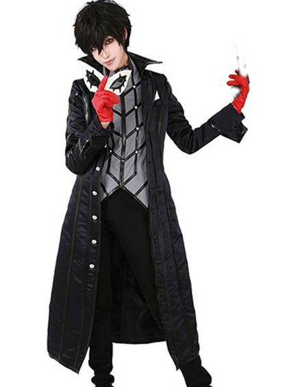 Persona 5 Joker Trench Black Long Coat