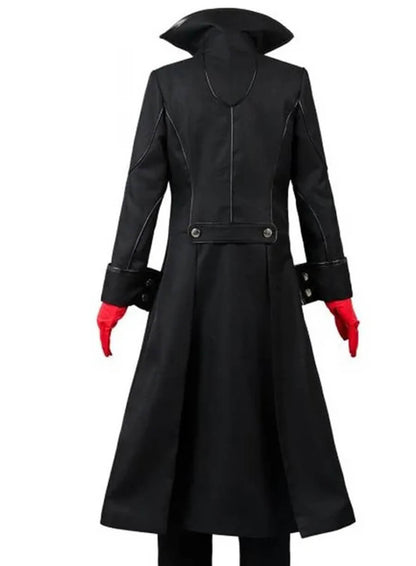 Persona 5 Joker Trench Black Long Coat