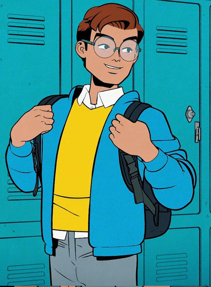 Peter Parker Your Friendly Neighborhood Spider-Man Blue Jacket