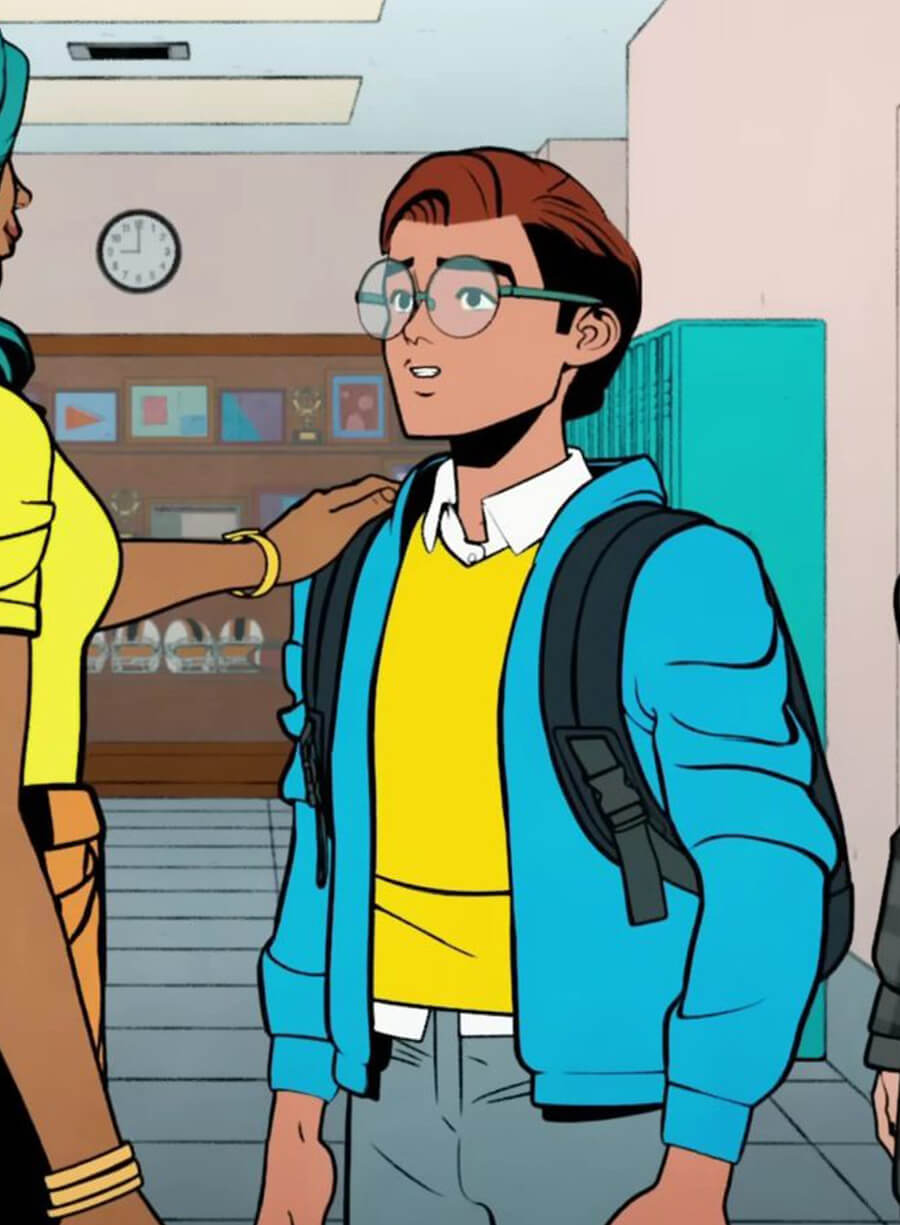 Peter Parker Your Friendly Neighborhood Spider-Man Blue Jacket