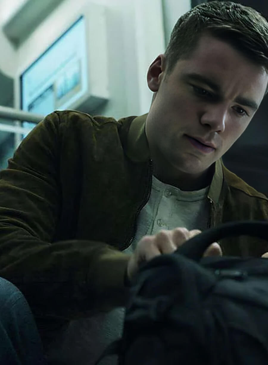 Peter Sutherland The Night Agent S01 Suede Jacket