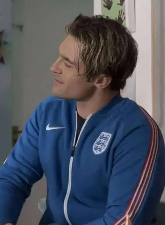 Phil Dunster Ted Lasso S03 Blue Bomber Jacket