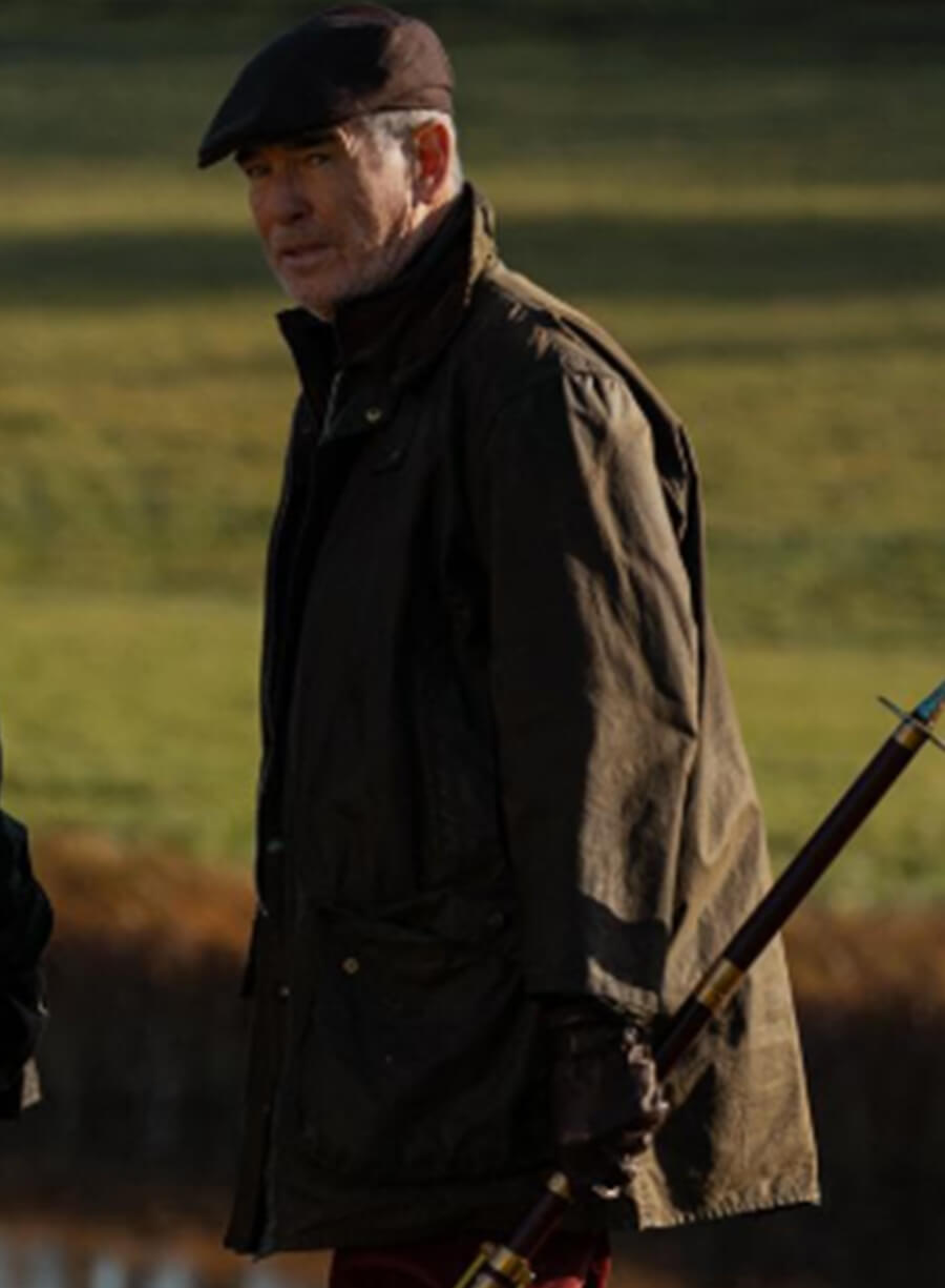 Pierce Brosnan MobLand Cotton Jacket