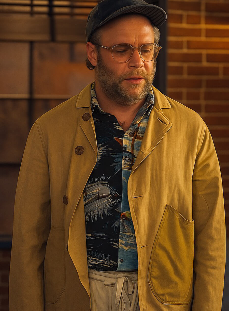 Platonic S02 Seth Rogen Brown Jacket