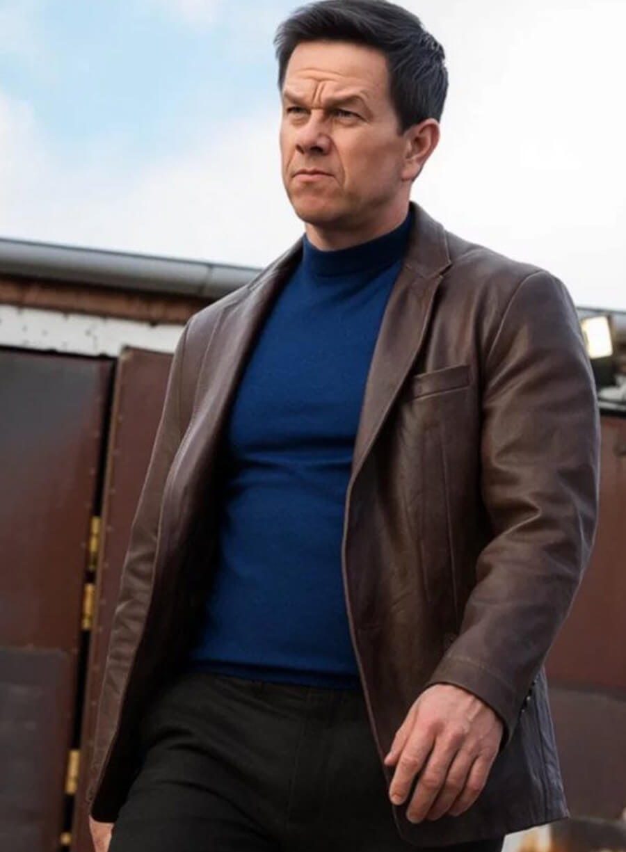 Play Dirty 2025 Mark Wahlberg Brown Blazer
