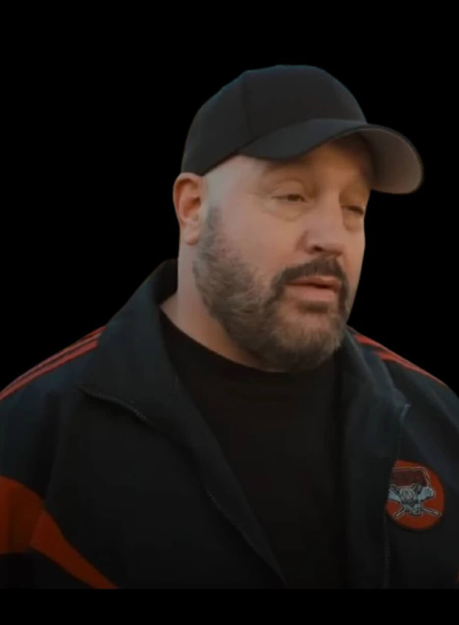 Playdate 2025 Kevin James Black Bomber Jacket