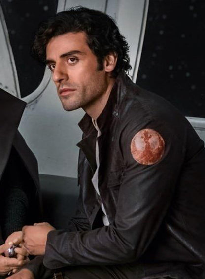 Poe Dameron Star Wars: The Last Jedi Brown Leather Jacket