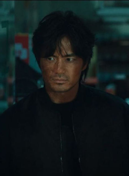 Pyeon Sang-wook Sweet Home Black Bomber Jacket