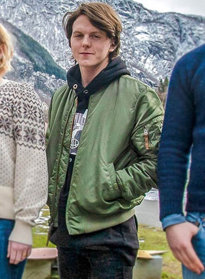 Ragnarok Jonas Strand Gravli Green Bomber Jacket