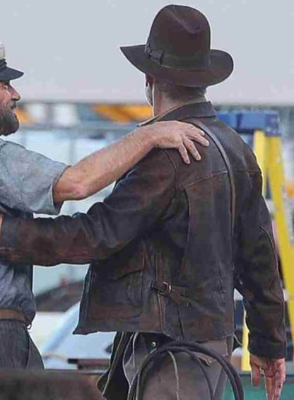 Indiana Jones Raiders of the Lost Ark Distressed Leather Jacket