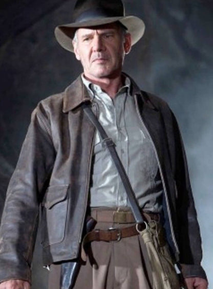 Indiana Jones Raiders of the Lost Ark Distressed Leather Jacket